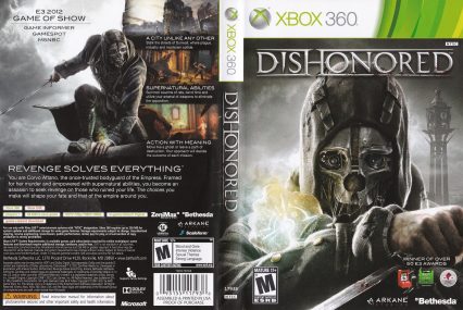 Dishonored xbox žaidimai